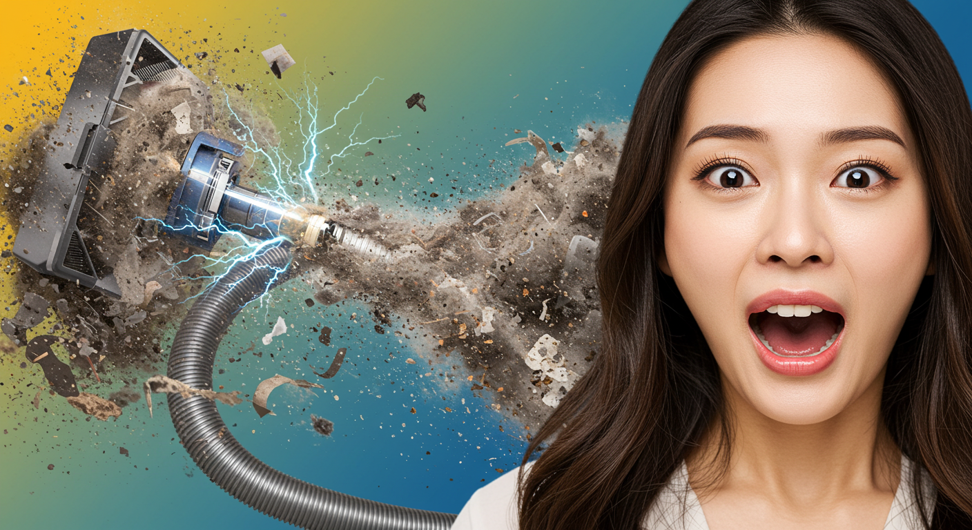 なぜ掃除機はゴミを吸い取れるの？